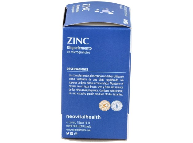 Zinc Microgranulos Neo 50Cap.
