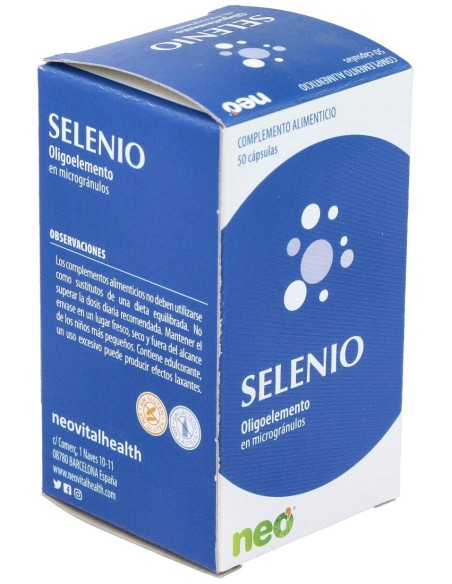 Selenio Microgranulos Neo 50Cap.