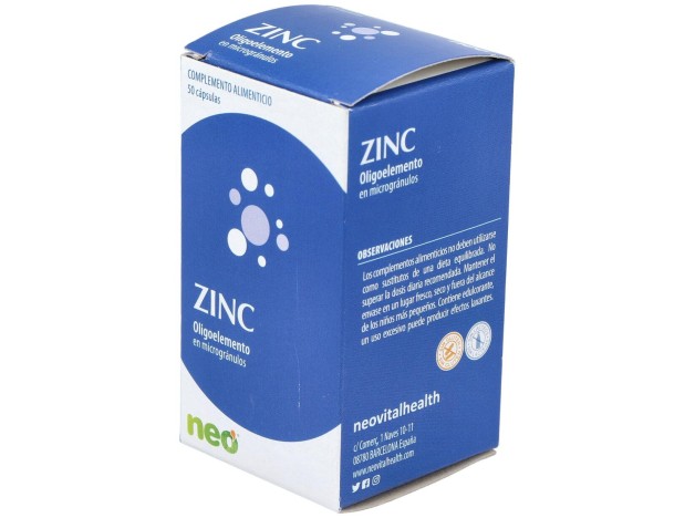 Zinc Microgranulos Neo 50Cap.