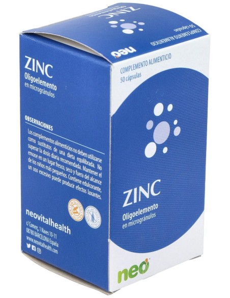 Zinc Microgranulos Neo 50Cap.