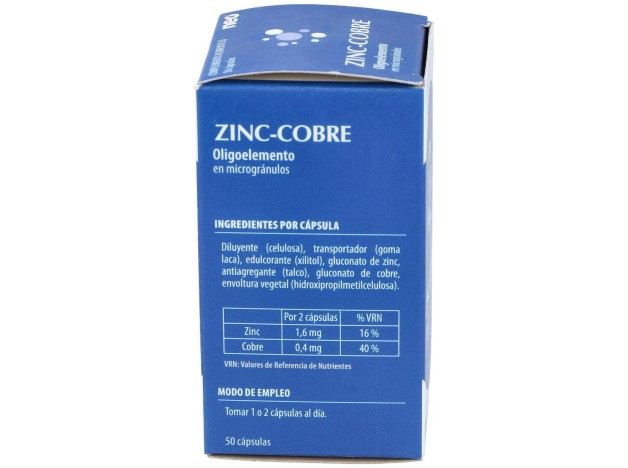 Zinc-Cobre Microgranulos Neo 50Cap.