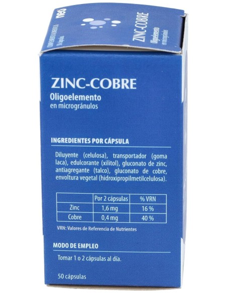 Zinc-Cobre Microgranulos Neo 50Cap.