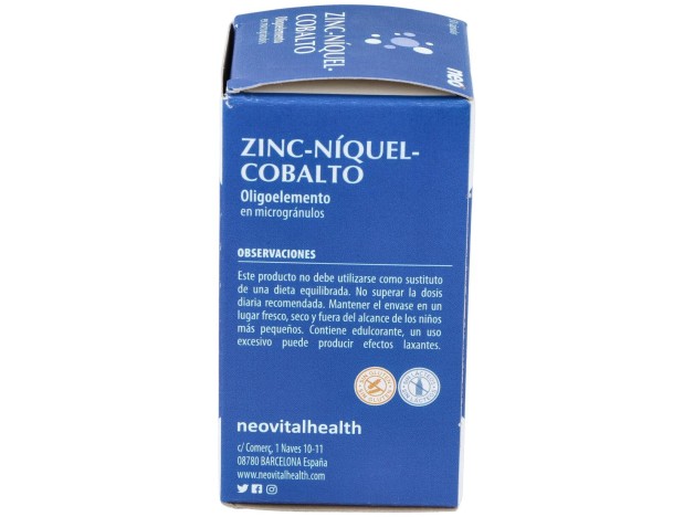 Zinc-Niquel-Cobalto Microgranulos Neo 50Cap.