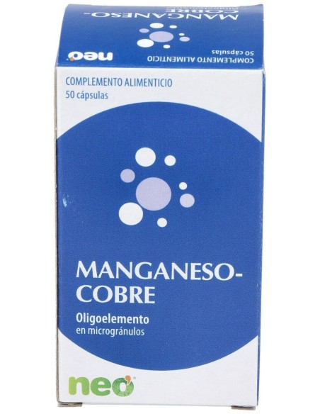 Manganeso-Cobre Microgranulos Neo 50Cap.