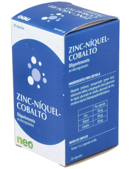 Zinc-Niquel-Cobalto Microgranulos Neo 50Cap.