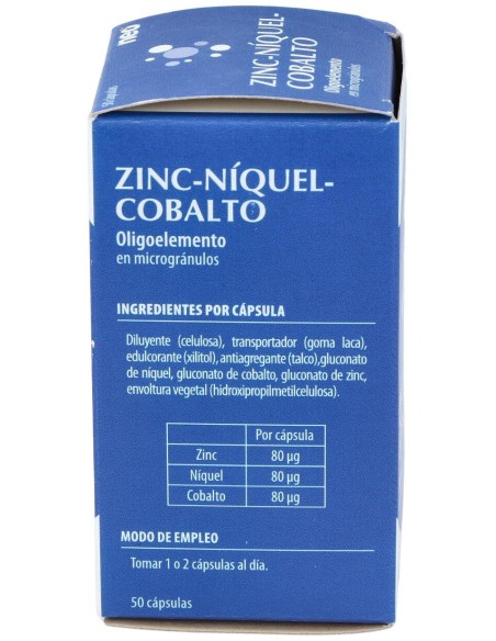 Zinc-Niquel-Cobalto Microgranulos Neo 50Cap.