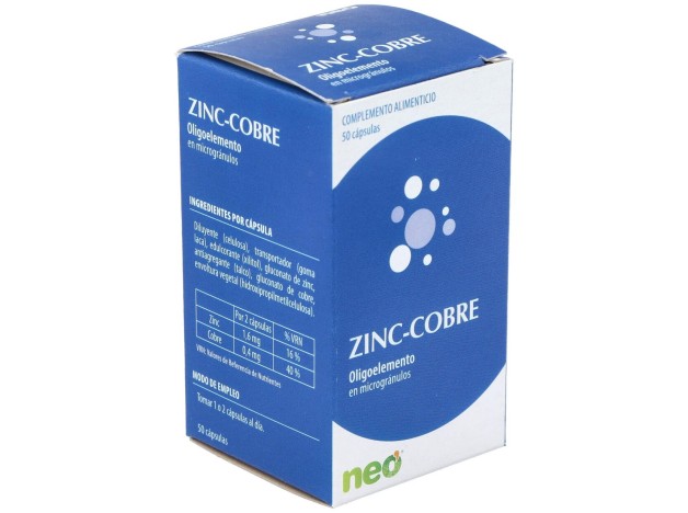 Zinc-Cobre Microgranulos Neo 50Cap.