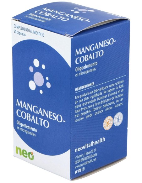 Manganeso-Cobalto Microgranulos Neo 50Cap.