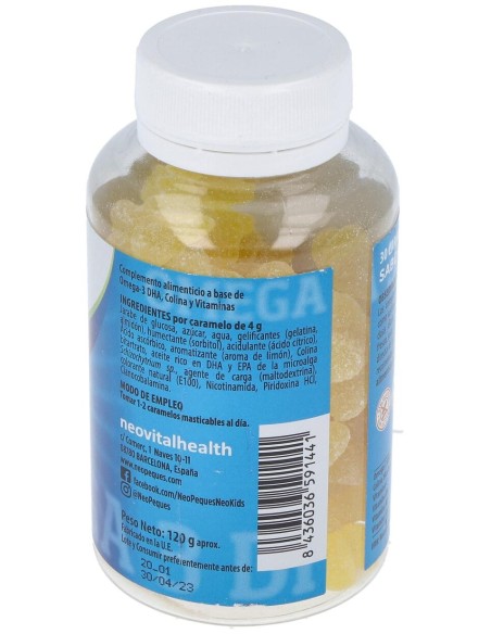 Neo Peques Gummies Omega 3 Dha 30Gominolas