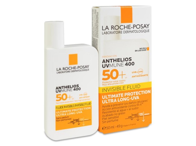 La Roche Posay Anthelios UVMUNE 400 Fluido Invisible SPF50+ sin perfume 50 ml