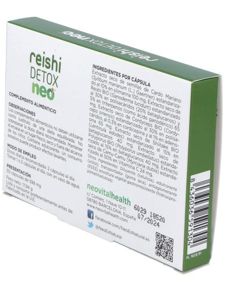 Reishi Detox Neo 30Cap.