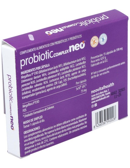 Probiotic Complex Neo, 15 Cápsulas
