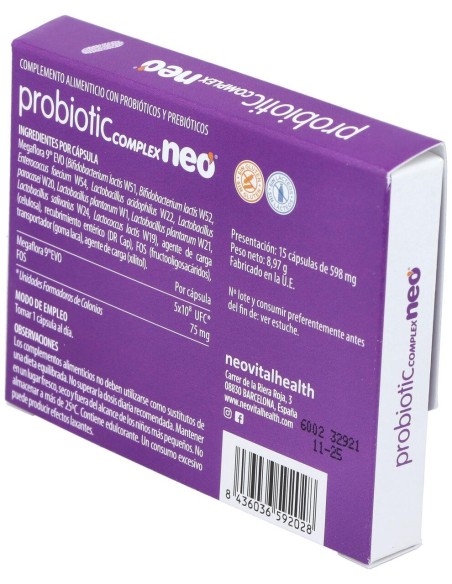 Probiotic Complex Neo, 15 Cápsulas