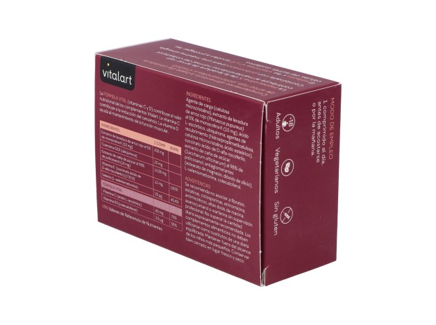Vitalart Levadura De Arroz Rojo Con Q10 60Comp.