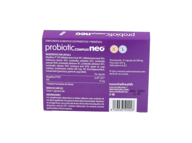 Probiotic Complex Neo, 15 Cápsulas
