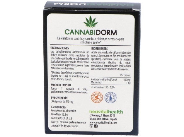 Cannabidorm 30Cap.