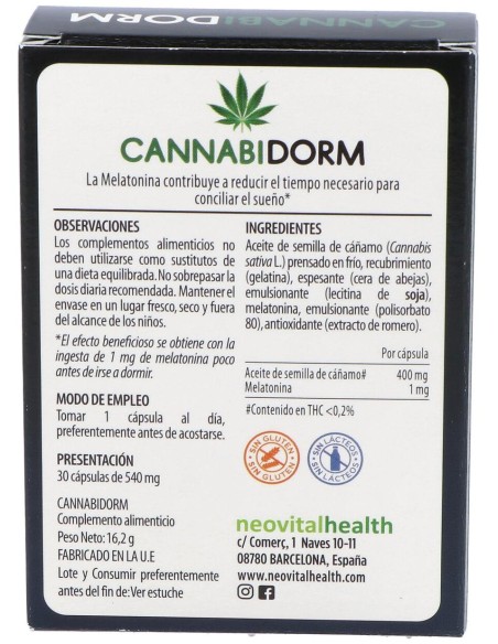 Cannabidorm 30Cap.