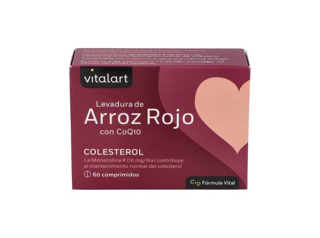 Vitalart Levadura De Arroz Rojo Con Q10 60Comp.