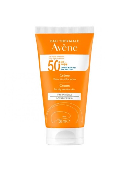 Avene Solar Crema SPF50+ Piel Sensible y Seca 50 ml