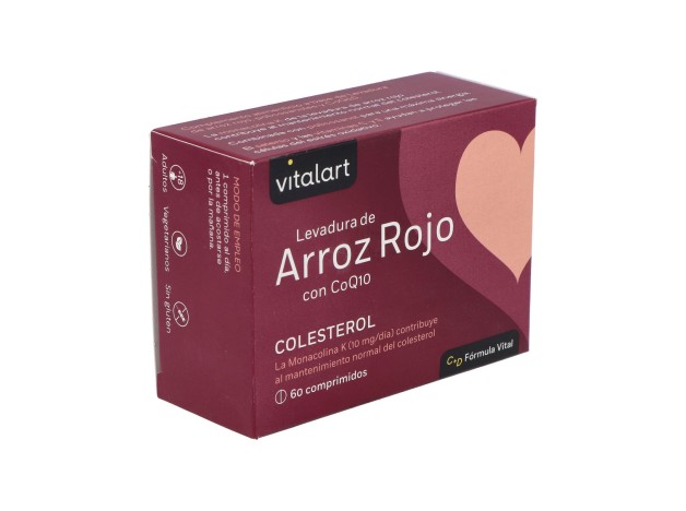 Vitalart Levadura De Arroz Rojo Con Q10 60Comp.