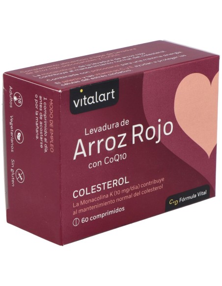 Vitalart Levadura De Arroz Rojo Con Q10 60Comp.