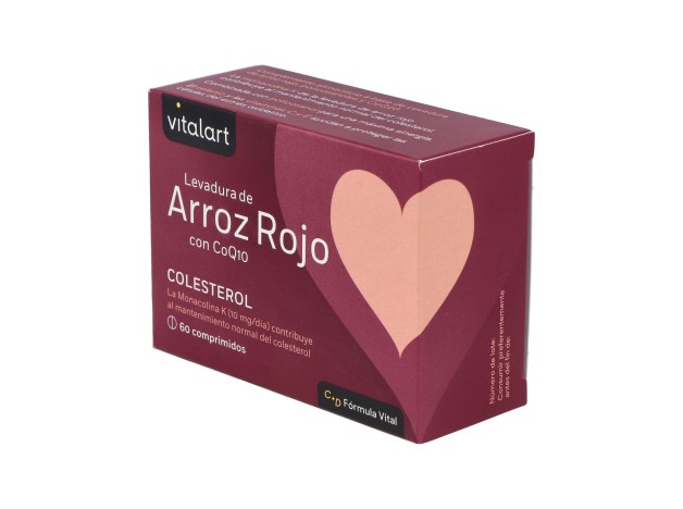 Vitalart Levadura De Arroz Rojo Con Q10 60Comp.