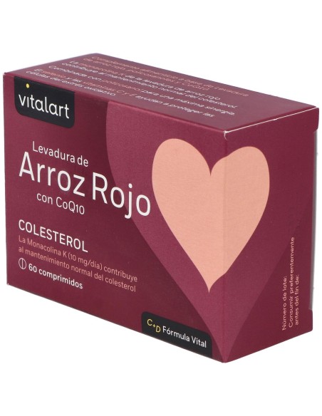 Vitalart Levadura De Arroz Rojo Con Q10 60Comp.