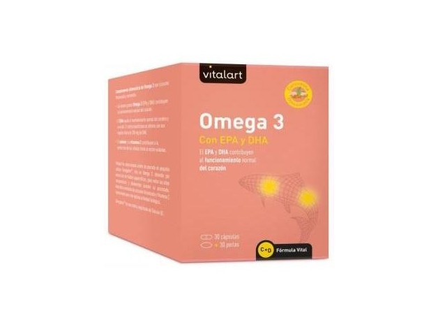 Vitalart Omega 3 Epa+Dha 30Cap+30Perlas.