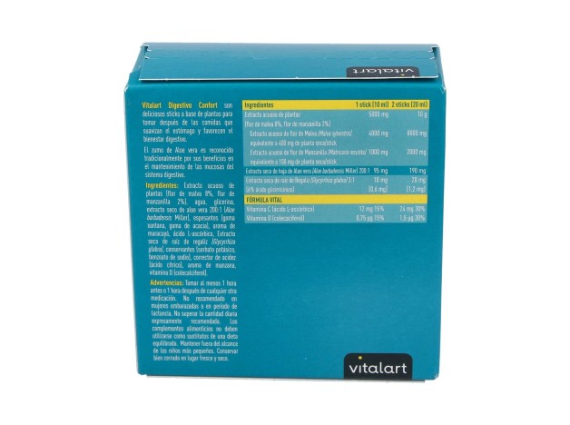 Vitalart Digestivo Confort 20Sticks