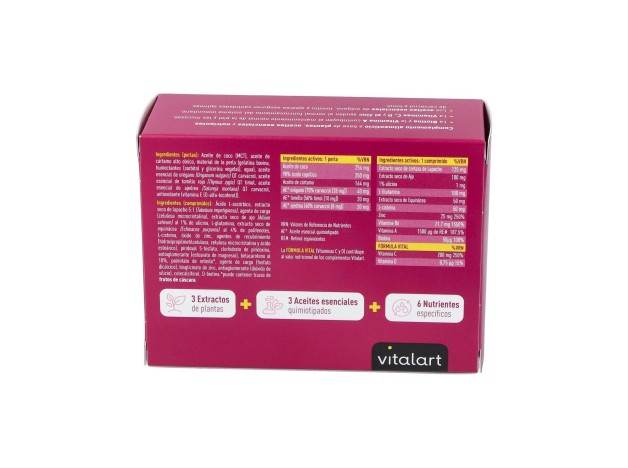 Vitalart Cándida 30Comp + 30 Perlas