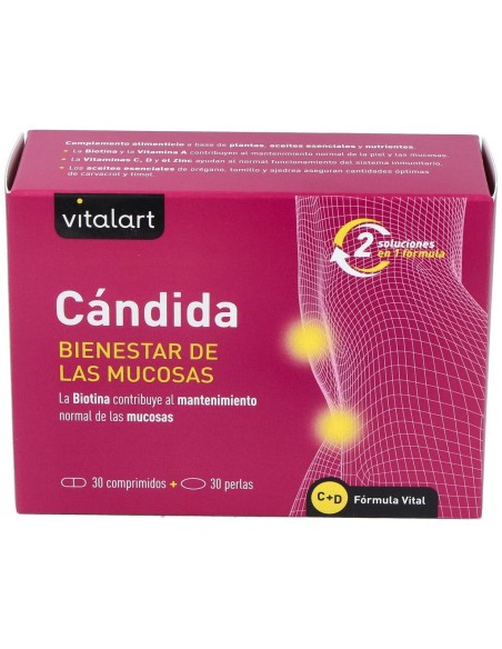 Vitalart Cándida 30Comp + 30 Perlas