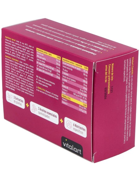 Vitalart Cándida 30Comp + 30 Perlas