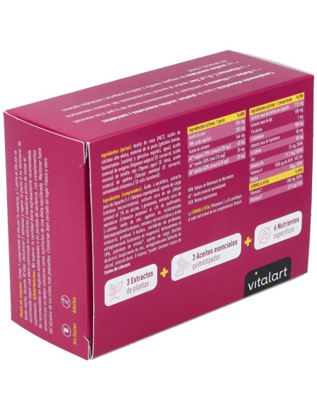 Vitalart Cándida 30Comp + 30 Perlas