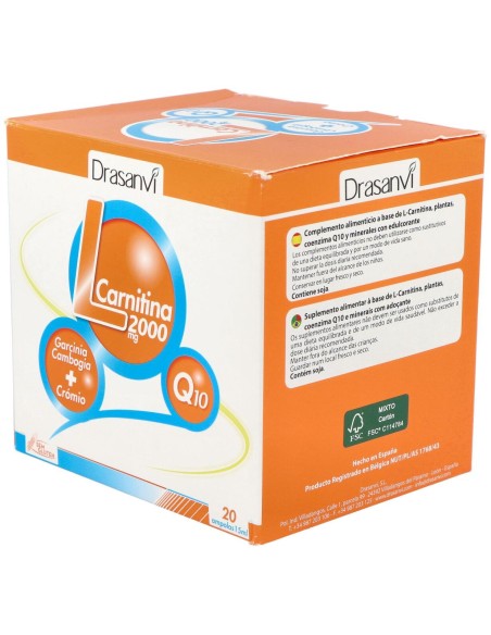 Drasanvi L-Carnitina 2000Mg 20 Viales