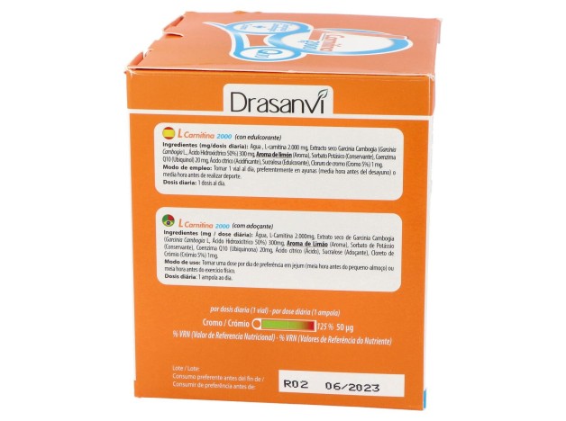 Drasanvi L-Carnitina 2000Mg 20 Viales