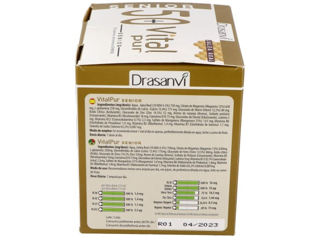 Drasanvi Vitalpur Senior Jalea Real 750Mg 20X15Ml