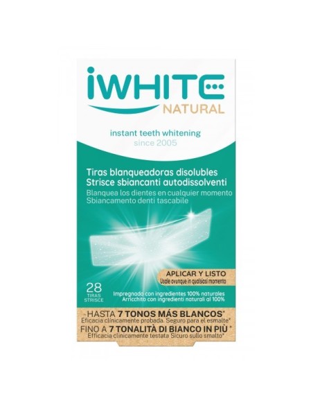 iWhite Tiras Blanqueadoras Disolubles 28 Tiras