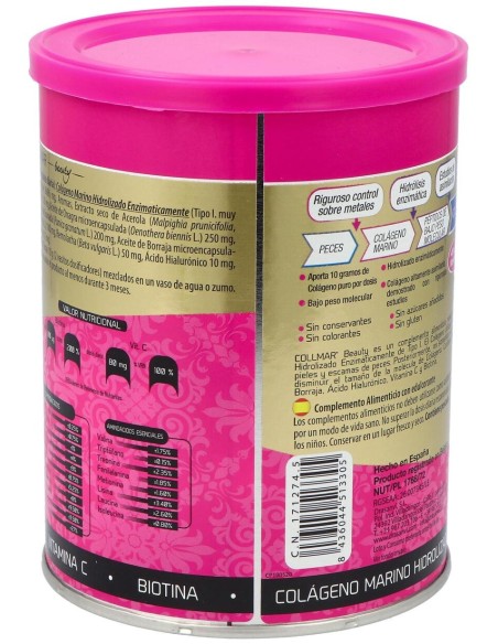 Collmar Beauty Colag. Marino Hidrol. Granada 275Gr