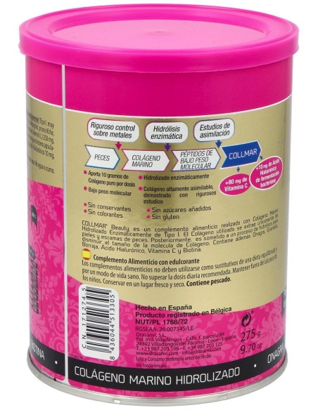 Collmar Beauty Colag. Marino Hidrol. Granada 275Gr