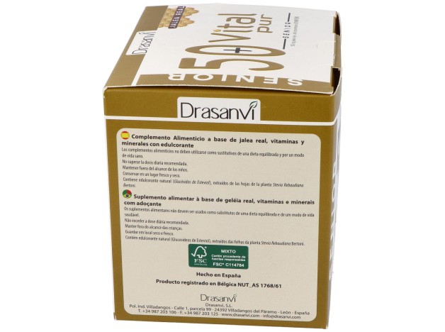 Drasanvi Vitalpur Senior Jalea Real 750Mg 20X15Ml