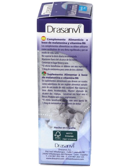 Drasanvi Melatonina Líquida 1.9Mg 50Ml