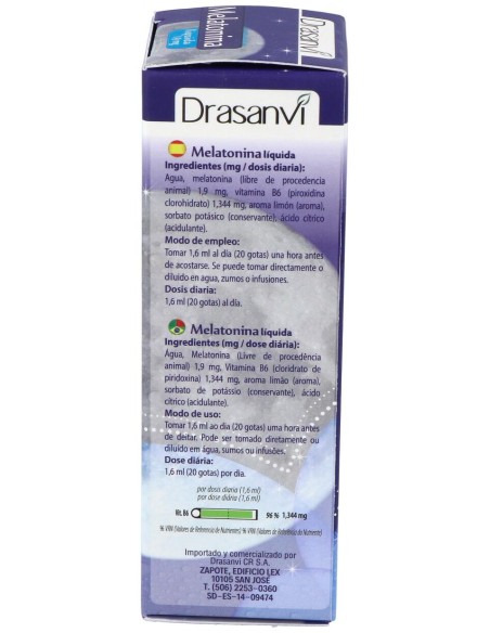 Drasanvi Melatonina Líquida 1.9Mg 50Ml