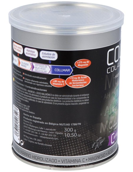 Drasanvi Collmar® Colágeno Marino + Magnesio Sabor Vainilla 300G