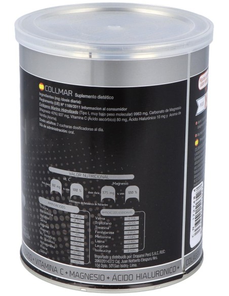 Drasanvi Collmar® Colágeno Marino + Magnesio Sabor Vainilla 300G