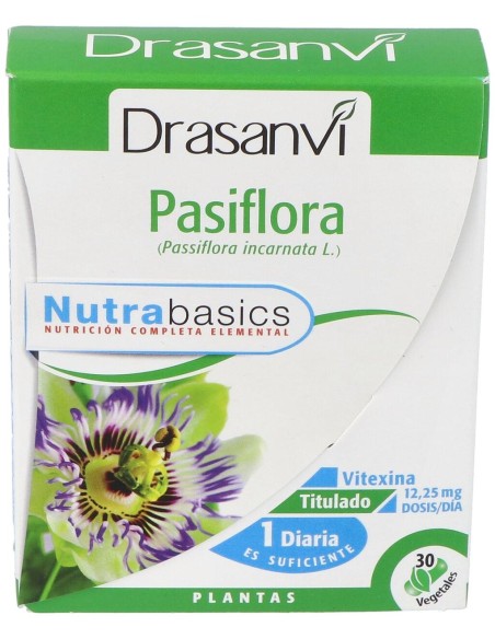Nutrabasics Pasiflora 30Caps.