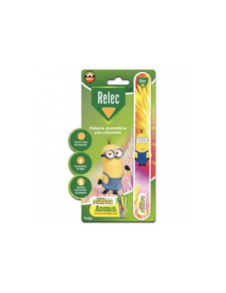Relec Pulsera Aromática 1 Unidad Minion Rosa