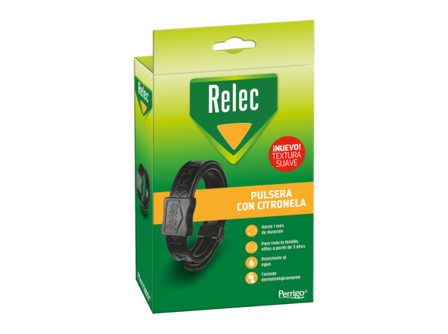 Relec Pulsera Aromática 1 Unidad Negra