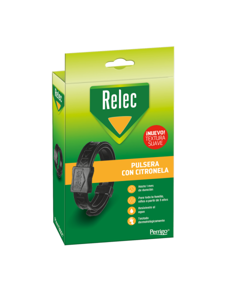 Relec Pulsera Aromática 1 Unidad Negra