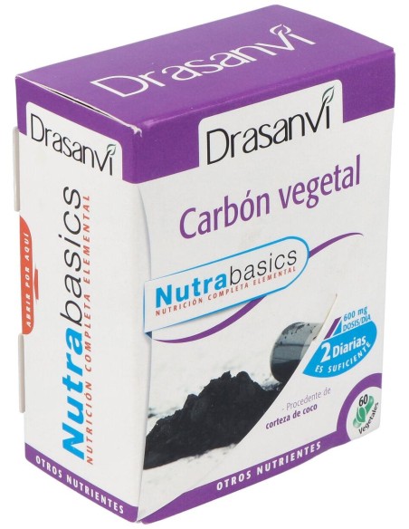Nutrabasics Carbon Vegetal 60Cap.