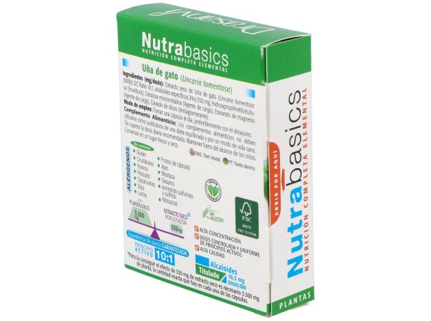 Nutrabasics Uña De Gato 30Caps.